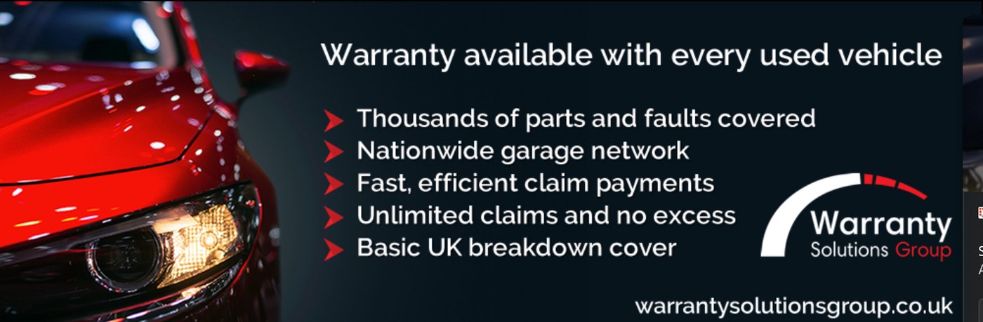 Warranty available with every used vehicle